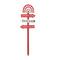 Glitzhome® 41.75" Valentine's Wooden Rainbow Word Sign Patch & Yard Stake